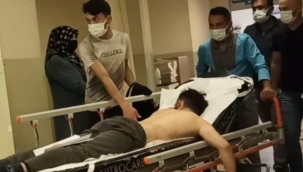 Üzerine sülfürik asit dökülen işçi ağır yaralandı