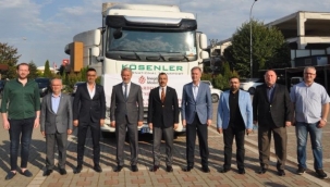 Yangın mağdurları için hazırlanan mobilyalar yola çıktı