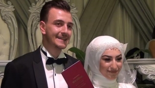 20 kişinin şahitlik ettiği nikah herkesi şaşırttı