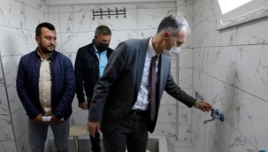 Başkan Taban tamamlanan çalışmaları yerinde inceledi