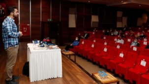 Belediye personeline yüksekte çalışma eğitimi verildi