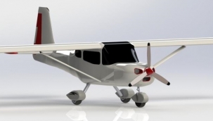 Bursa'da 2 kişilik yerli uçak imal ettiler