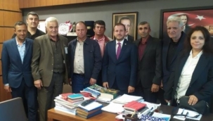  Damızlık Koyun Keçi Yetiştiricileri Birliği’nden Milletvekili Kılıç’a ziyaret