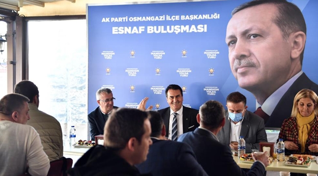 Dündar ve Cömez Kükürtlü esnafı ile buluştu