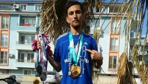 Engelli sporcunun büyük başarısı