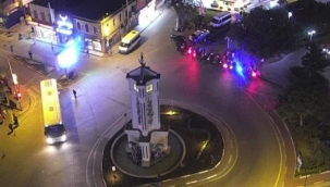 Gemlik'te 'drone destekli' asayiş uygulaması