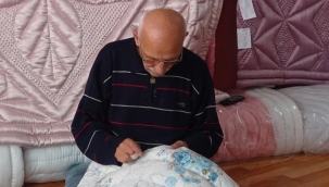 Havalar soğudu, el yapımı yorganlara ilgi arttı