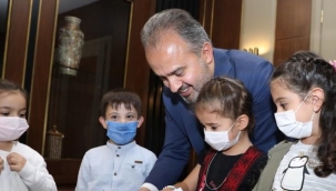 Minik öğrencilerin ‘Başkanı Tanıma’ dersi