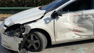 Trafiği durma noktasına getiren kaza: 1 yaralı