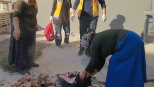 Yangını unuttu ziynetlerini aradı