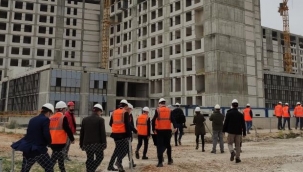 Dev sağlık kompleksinin kaba inşaatı bitti