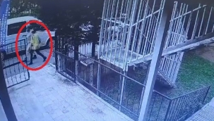 Altın hırsızları otobüs kamerası'nda
