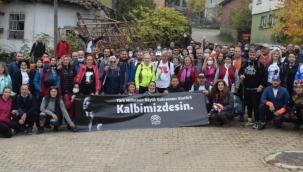 Atatürk’ü doğa yürüyüşünde andılar