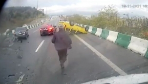 Makas ile gelen akıl almaz kaza