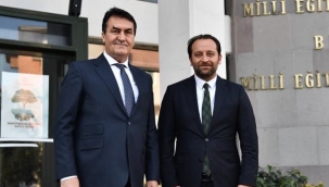 Dündar’dan İl Millî Eğitim Müdürü Gür’e ziyaret