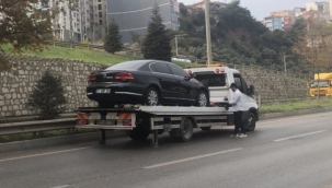 Kaza yapan araçta uyuşturucu bulundu