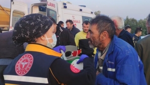 Minibüs yavaşladı ortalık savaş alanına döndü