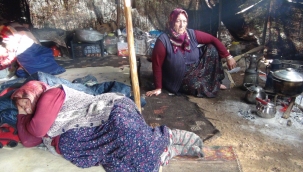 Müslüme'nin yaşadığı kıl çadırı anneanne ve babaanne bekliyor