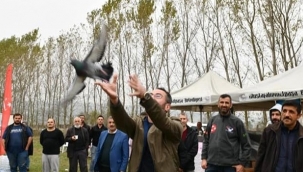 Mustafakemalpaşa’da Güvercin Uçuş Festivali