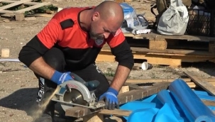 NAK gönüllüleri patili dostlar için yuva yaptı