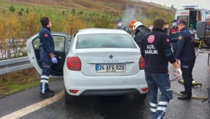 Otobanda feci kaza: 4 kişi öldü