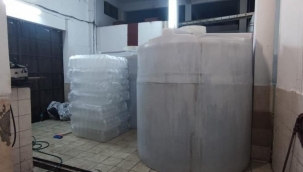 Tekirdağ'da 76 ton sahte içki ele geçirildi