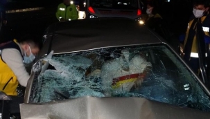 Yağmurla gelen kaza: 2'si ağır 3 kişi yaralandı
