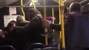 Yol verme kavgası kamerada