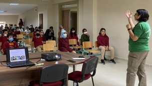 Bursa'da çocuklara tabiat eğitimi