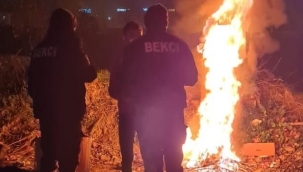 Çaldığı kabloları yakarken suçüstü yakalandı