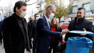 İnegöl temassız çöp kovalarıyla donatılıyor