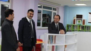 Serkan Gür Harmancık’ta okulları ziyaret etti