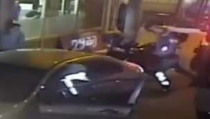Sıkışan trafikte kıskıvrak yakalandılar