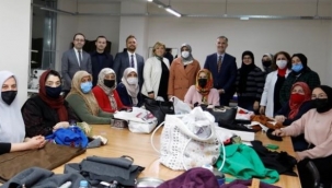 Taban İNESMEK kurslarını ziyaret etti
