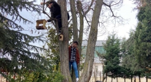 Üniversiteliler kuşları bu kış aç bırakmayacak