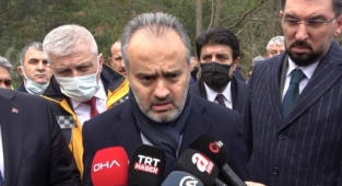 Başkan Aktaş facia yerinde