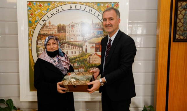 Başkan Taban, İnegöl’ün Adile Naşit’ini ağırladı