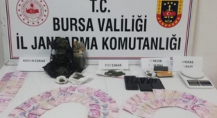 Bursa'da uyuşturucu operasyonu