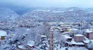 Bursa’dan kar manzaraları