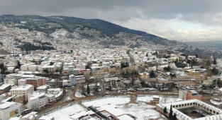 Bursa'nın yeşili beyazla buluştu
