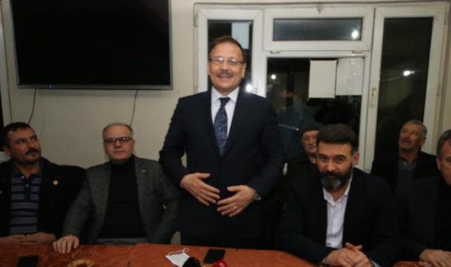 Çavuşoğlu’ndan köylülere sürpriz ziyaret