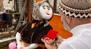 Kar'a sevdalı adam yine çıldırdı
