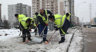 Kar mangaları iş başında