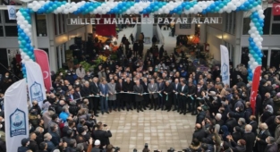 Millet Mahallesi modern pazar alanına kavuştu