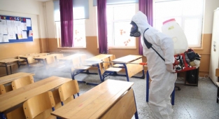 Okullarda kapsamlı dezenfeksiyon çalışması