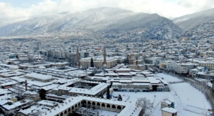 Bursa’nın simge yerlerinden kar manzaraları
