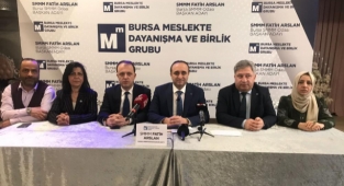 Bursa SMMMO Başkan adayı Fatih Arslan'dan açıklamalar