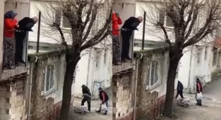 Hırsızların rahat tavırları kameraya yansıdı