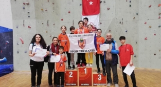 İnegöl Belediyespor spor tırmanış takımı kürsüleri fethetti