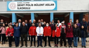 Öğretmen ve velilerden anlamlı ‘kan’panya